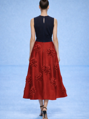 SS26-5005B FALDA PÉTALOS